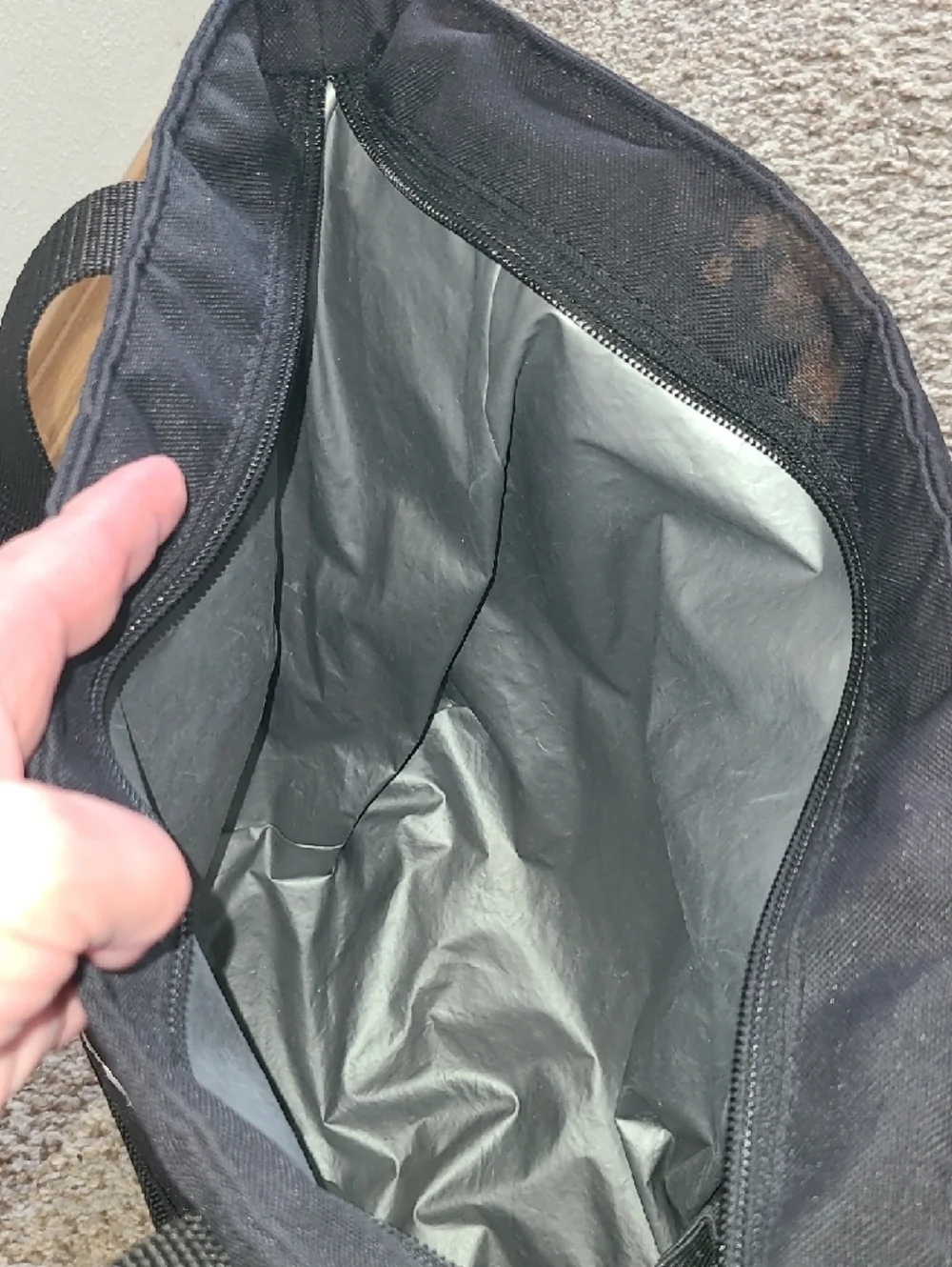 Carhartt Black Lunch Tote with Yellow Logo